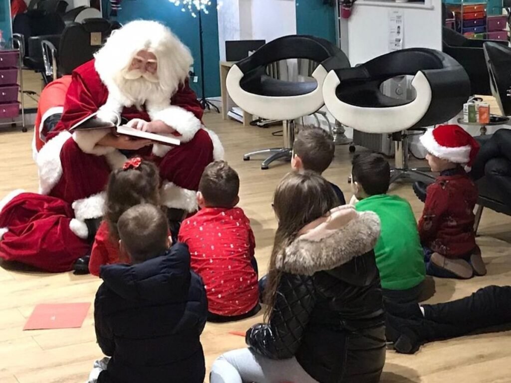 Magic Santa Reading The Nice List