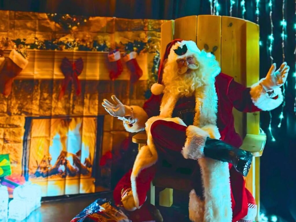 Magic Santa Visiting a Nursery in Motherwell